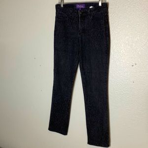 Not Your Daughters Jeans /NYDJ. Black Mid-rise jeans size 8